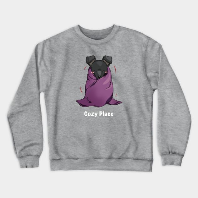 Cozy Place Pup Crewneck Sweatshirt by Bee and Clover Designs